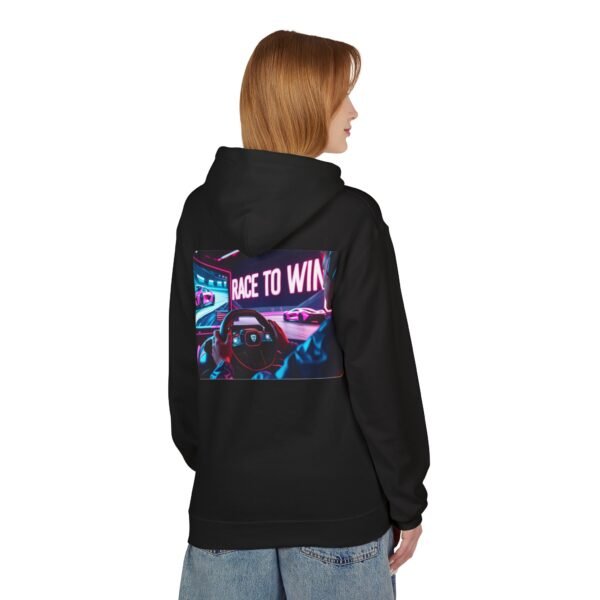 Racing SIM Inspired Unisex Hoodie, Race to Win Design - Image 8