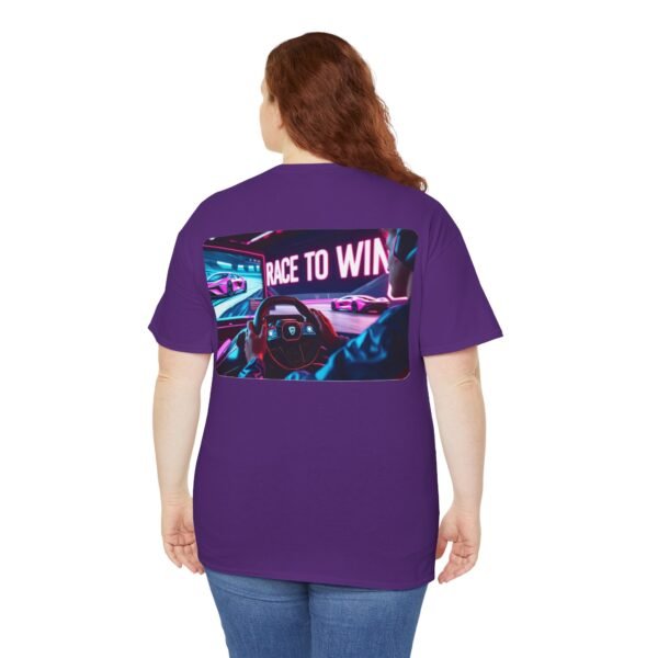 Racing SIM Inspired Unisex T-shirt, Race to Win Design - Image 5