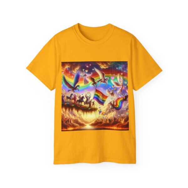 Colorful Rainbow Fantasy Tee, Unisex T-Shirt for Summer, LGBTQ Pride Apparel, Gift for Unicorn Lovers, Festival Fashion - Image 21