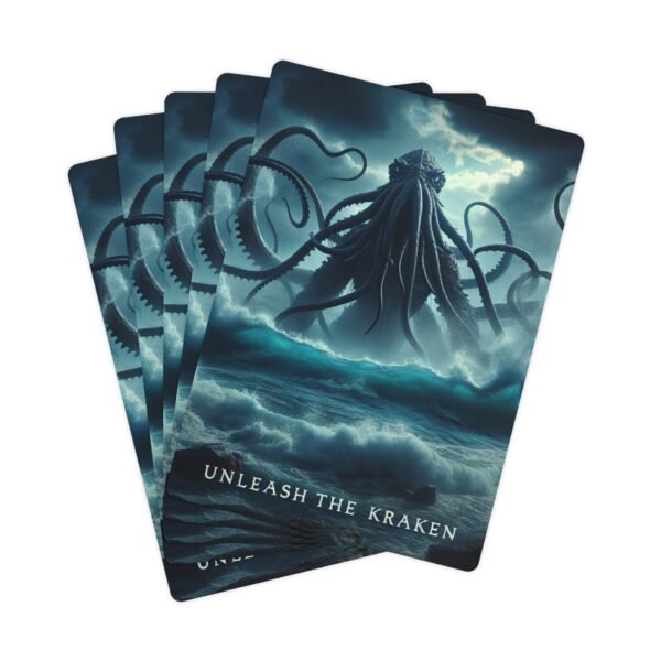 Poker Cards Set - Unleash the Kraken