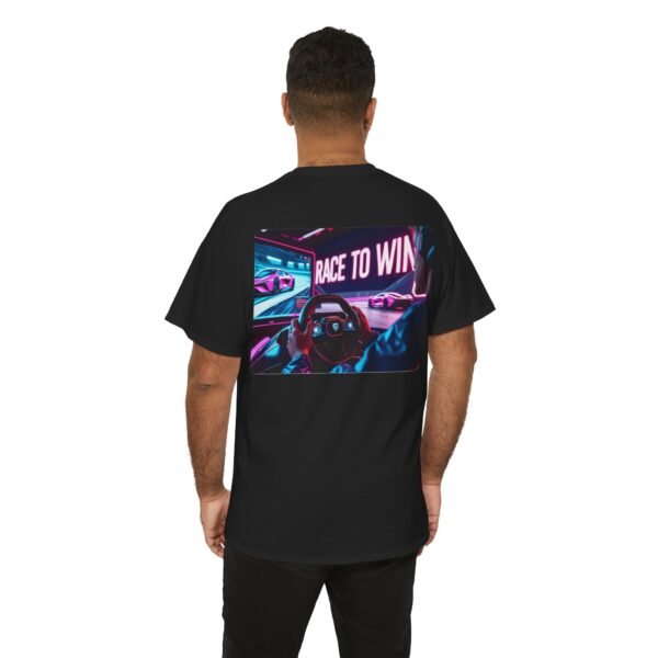 Racing SIM Inspired Unisex T-shirt, Race to Win Design - Image 18