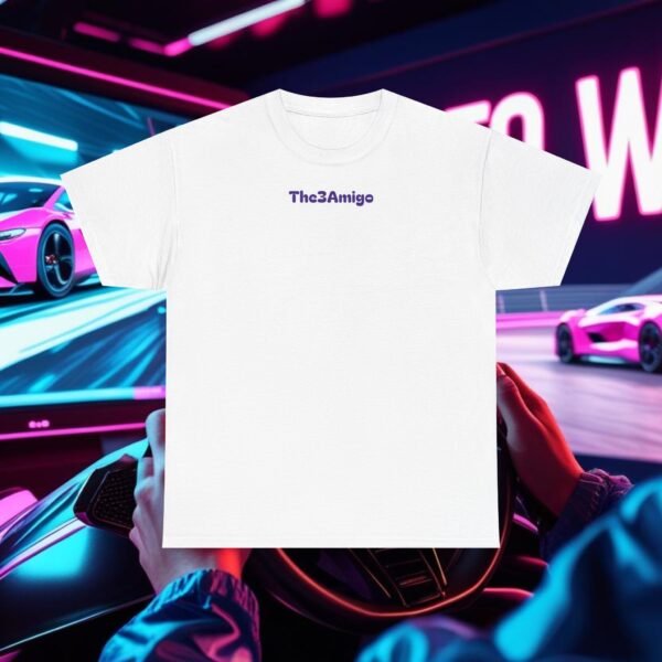 Racing SIM Inspired Unisex T-shirt, Race to Win Design - Image 7