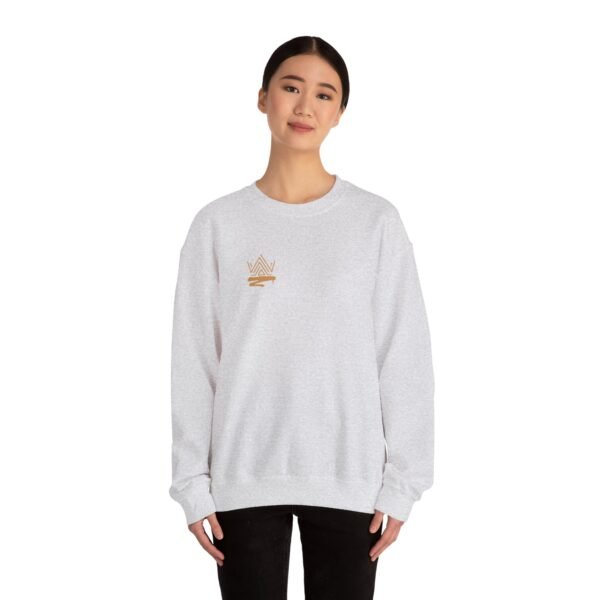 Unisex Heavy Blend™ KING (W back graphic) Crewneck Sweatshirt - Image 8