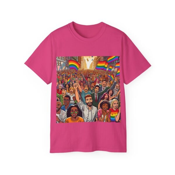 Pride Celebration Tee, Unisex Ultra Cotton T-Shirt for LGBTQ+ Support, Rainbow Parade Shirt, Festival Outfit, Gift for Allies - Image 64