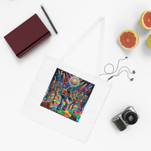 Disco Party Animal Shoulder Tote Bag - Image 4