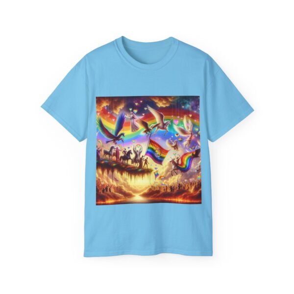 Colorful Rainbow Fantasy Tee, Unisex T-Shirt for Summer, LGBTQ Pride Apparel, Gift for Unicorn Lovers, Festival Fashion - Image 41