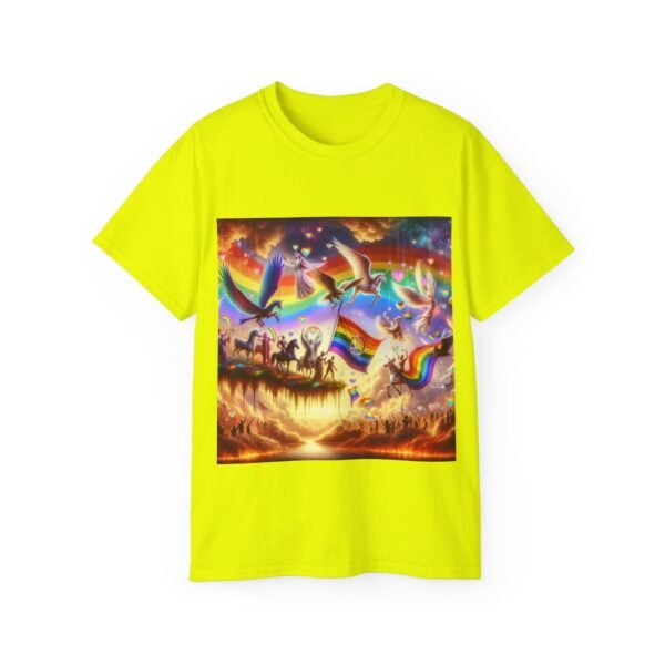 Colorful Rainbow Fantasy Tee, Unisex T-Shirt for Summer, LGBTQ Pride Apparel, Gift for Unicorn Lovers, Festival Fashion - Image 33