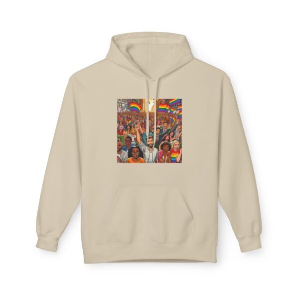 Pride Celebration Hoodie, Unisex Midweight Fleece, LGBTQ+ Apparel, Soft Cozy Sweatshirt, Rainbow Graphic, Equality Gift - Image 13