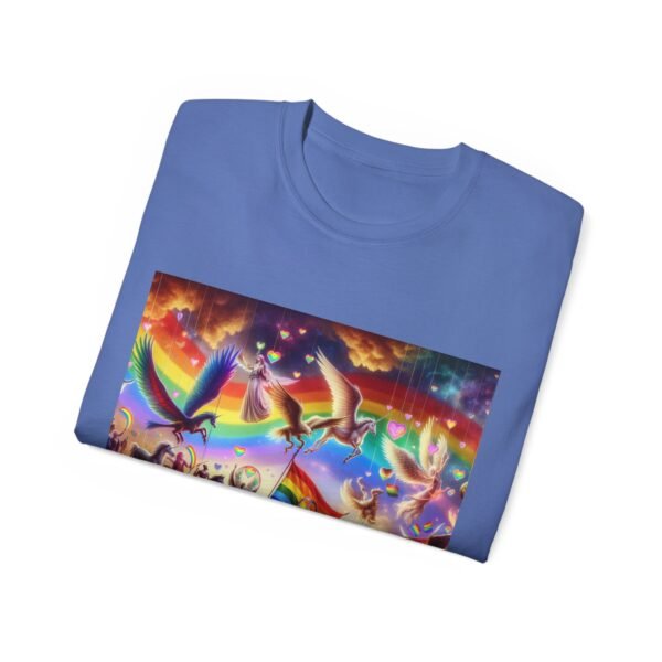 Colorful Rainbow Fantasy Tee, Unisex T-Shirt for Summer, LGBTQ Pride Apparel, Gift for Unicorn Lovers, Festival Fashion - Image 48