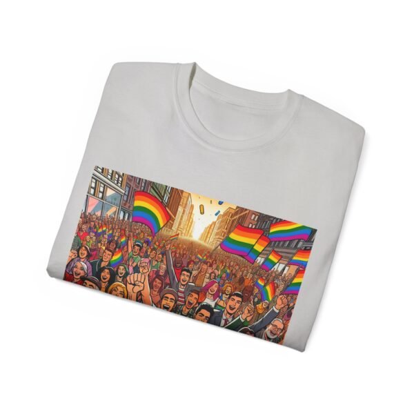 Pride Celebration Tee, Unisex Ultra Cotton T-Shirt for LGBTQ+ Support, Rainbow Parade Shirt, Festival Outfit, Gift for Allies - Image 21