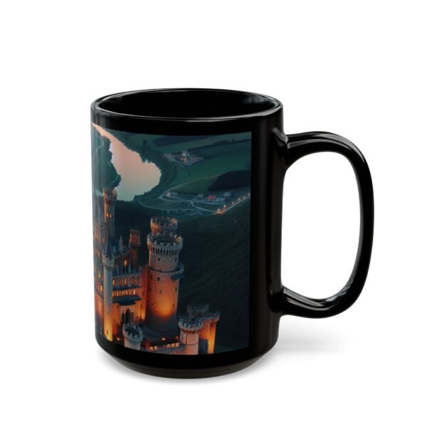 Castle, Black Mug - Image 7