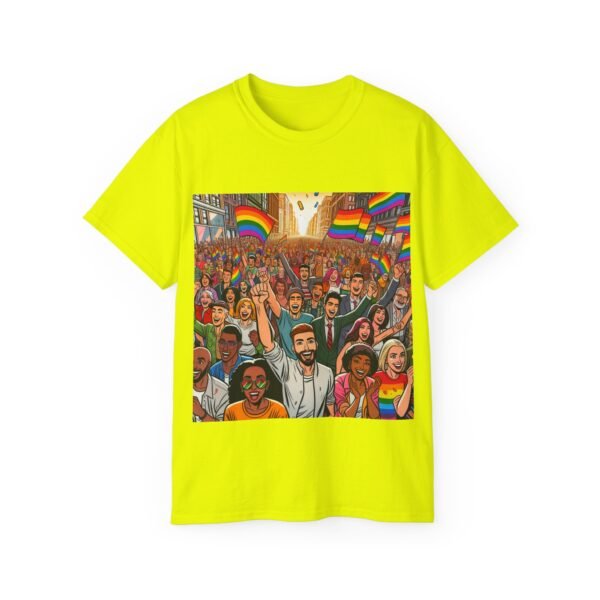 Pride Celebration Tee, Unisex Ultra Cotton T-Shirt for LGBTQ+ Support, Rainbow Parade Shirt, Festival Outfit, Gift for Allies - Image 32