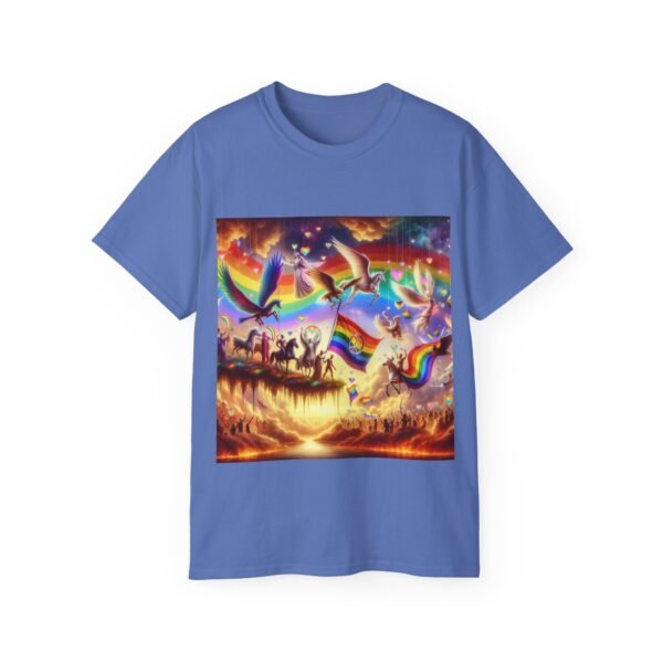 Colorful Rainbow Fantasy Tee, Unisex T-Shirt for Summer, LGBTQ Pride Apparel, Gift for Unicorn Lovers, Festival Fashion - Image 45
