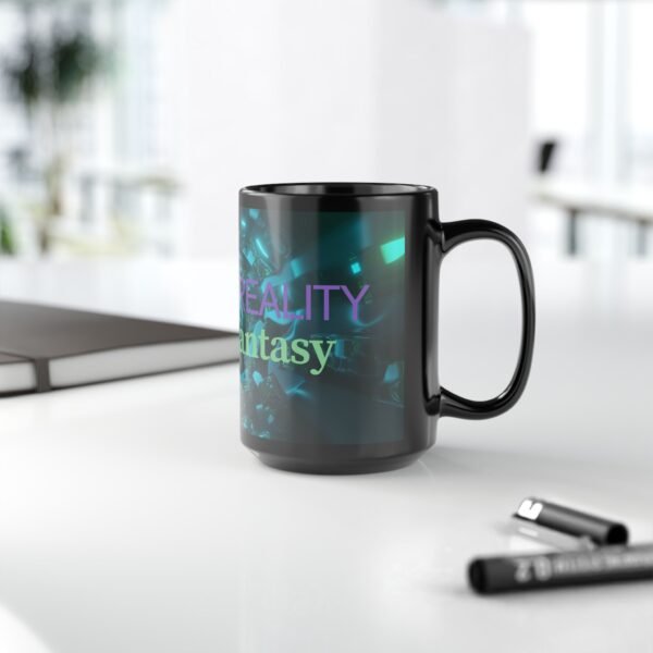 Escape Reality Black Mug - Image 10