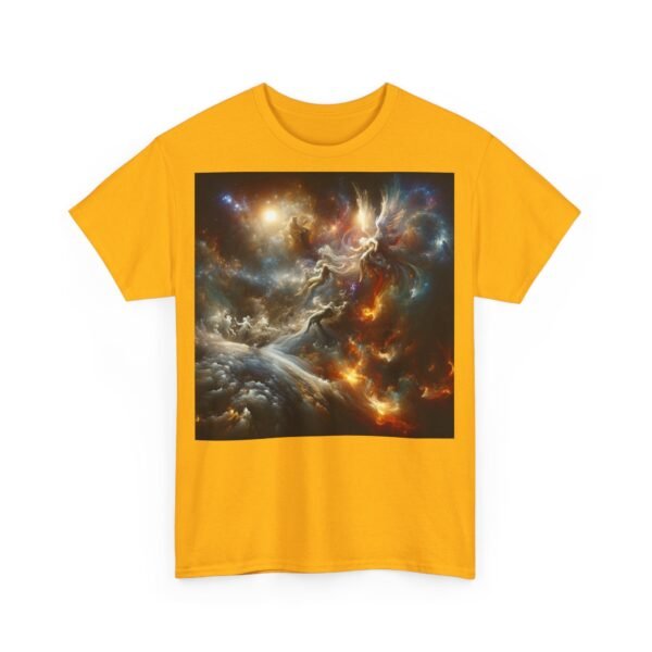 Cosmic Aura/Fallen Angel Unisex Heavy Cotton Tee (Front) - Image 23