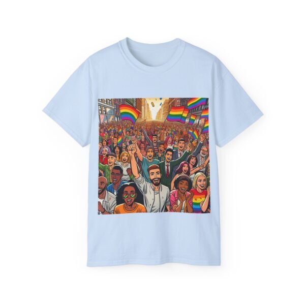 Pride Celebration Tee, Unisex Ultra Cotton T-Shirt for LGBTQ+ Support, Rainbow Parade Shirt, Festival Outfit, Gift for Allies - Image 40