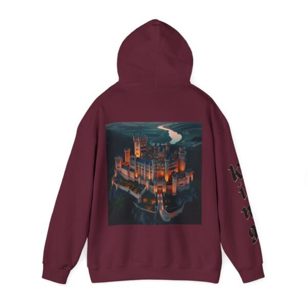 Unisex Heavy Blend™ KING (Graphic/Black on sleeve) hoodie. - Image 19