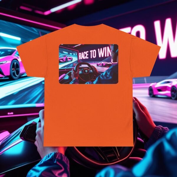 Racing SIM Inspired Unisex T-shirt, Race to Win Design - Image 26