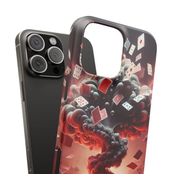 iPhone Playing cards Explosive Design Snap Case - Image 3