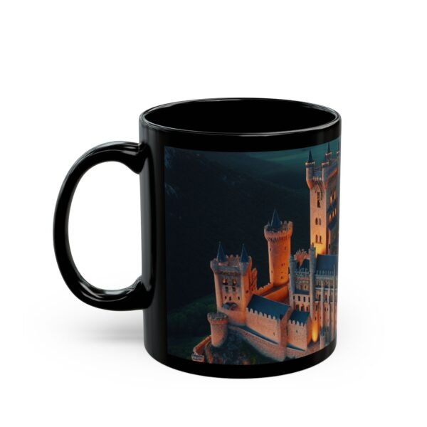 Castle, Black Mug - Image 3