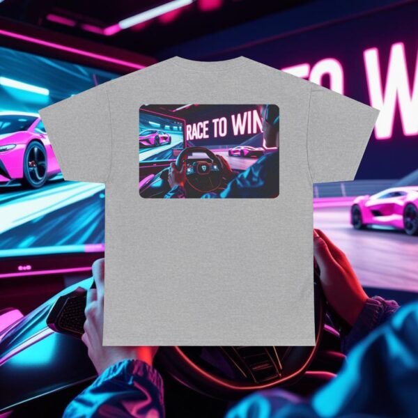 Racing SIM Inspired Unisex T-shirt, Race to Win Design - Image 20