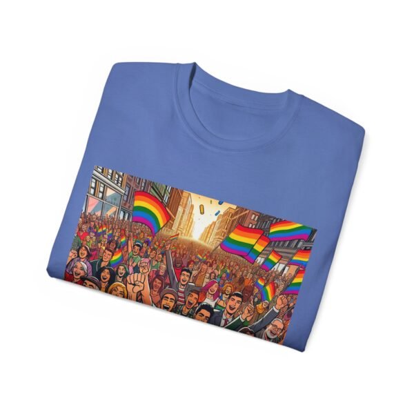 Pride Celebration Tee, Unisex Ultra Cotton T-Shirt for LGBTQ+ Support, Rainbow Parade Shirt, Festival Outfit, Gift for Allies - Image 47