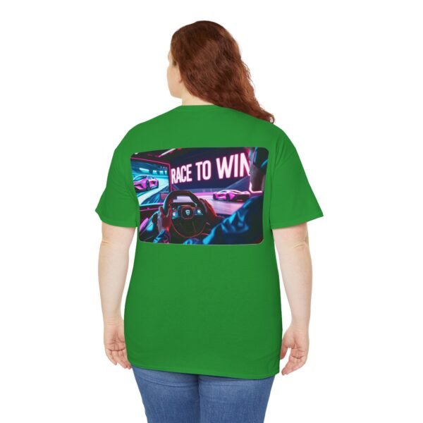 Racing SIM Inspired Unisex T-shirt, Race to Win Design - Image 35
