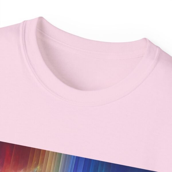 Colorful Rainbow Clouds Unisex Cotton Tee, Vibrant Graphic Tee, Casual Wear, Gift for Friends, Summer Vibes, Festival Shirt - Image 4