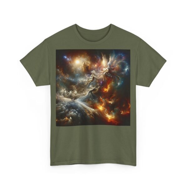 Cosmic Aura/Fallen Angel Unisex Heavy Cotton Tee (Front) - Image 38