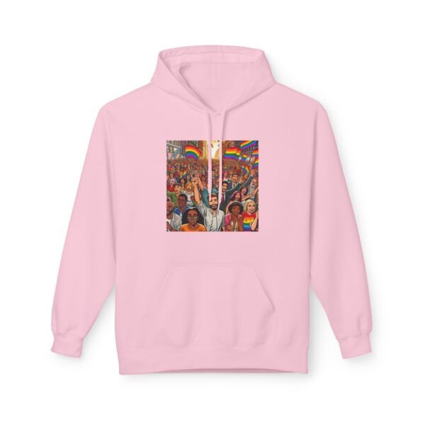 Pride Celebration Hoodie, Unisex Midweight Fleece, LGBTQ+ Apparel, Soft Cozy Sweatshirt, Rainbow Graphic, Equality Gift - Image 37