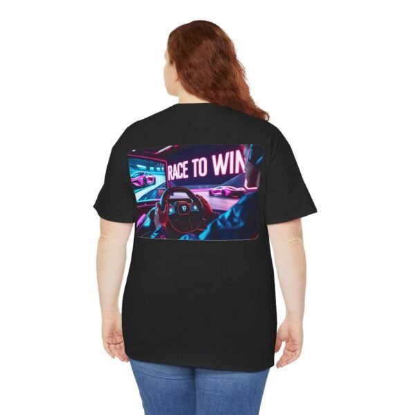 Racing SIM Inspired Unisex T-shirt, Race to Win Design - Image 17