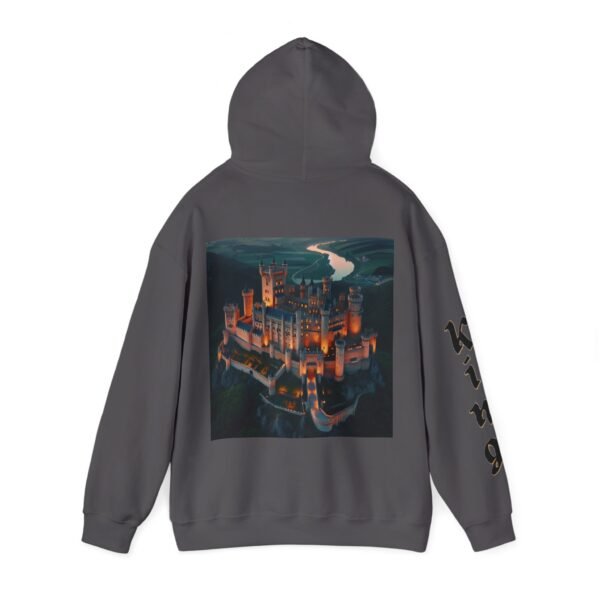 Unisex Heavy Blend™ KING (Graphic/Black on sleeve) hoodie. - Image 23