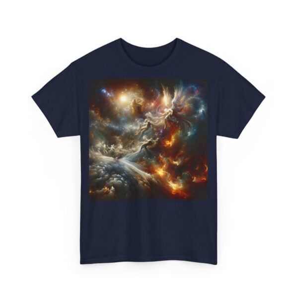 Cosmic Aura/Fallen Angel Unisex Heavy Cotton Tee (Front) - Image 53