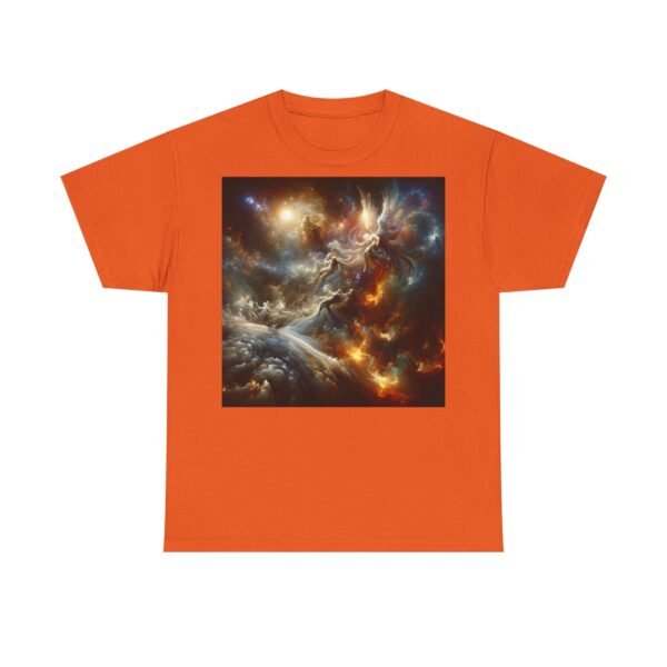 Cosmic Aura/Fallen Angel Unisex Heavy Cotton Tee (Front) - Image 26