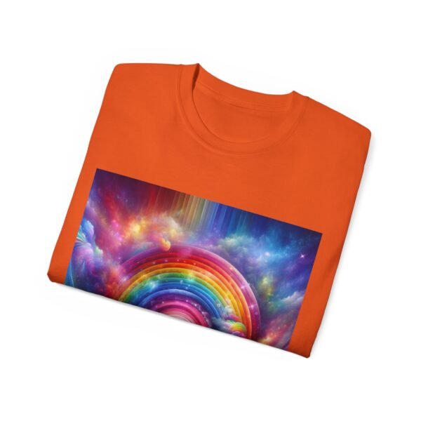 Colorful Rainbow Clouds Unisex Cotton Tee, Vibrant Graphic Tee, Casual Wear, Gift for Friends, Summer Vibes, Festival Shirt - Image 27