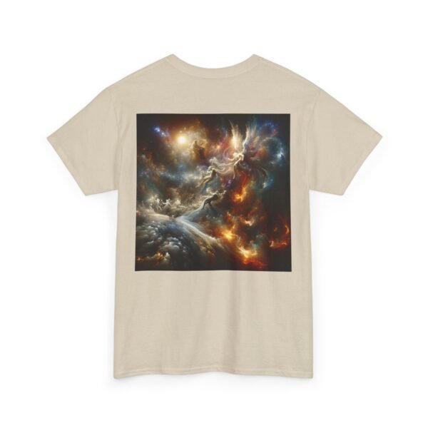 Cosmic Aura/Fallen Angel Unisex Heavy Cotton Tee - Image 4