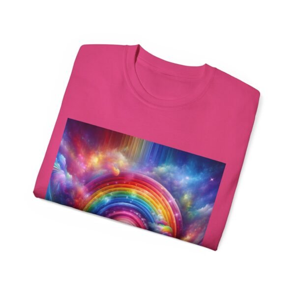 Colorful Rainbow Clouds Unisex Cotton Tee, Vibrant Graphic Tee, Casual Wear, Gift for Friends, Summer Vibes, Festival Shirt - Image 67