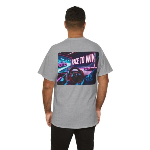 Racing SIM Inspired Unisex T-shirt, Race to Win Design - Image 24