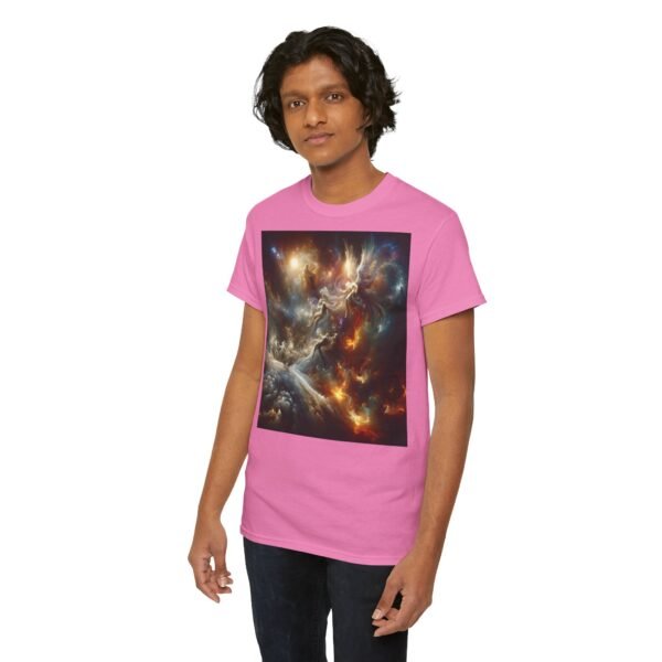 Cosmic Aura/Fallen Angel Unisex Heavy Cotton Tee (Front) - Image 65