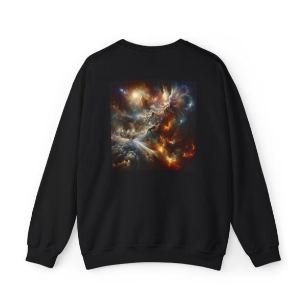Unisex Crewneck Sweatshirt - Cosmic/Fallen Angel - Image 6