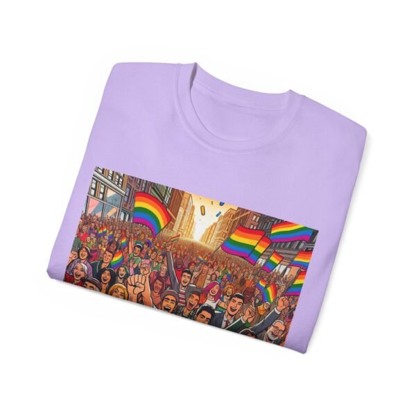 Pride Celebration Tee, Unisex Ultra Cotton T-Shirt for LGBTQ+ Support, Rainbow Parade Shirt, Festival Outfit, Gift for Allies - Image 59