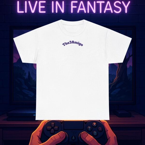 Fantasy Portal Gamer T-shirt - Escape Reality, Live in Fantasy - Image 5