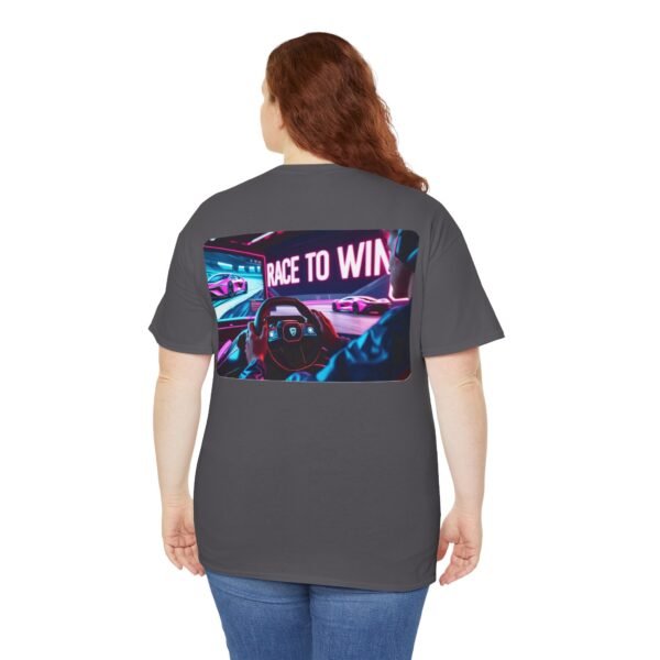 Racing SIM Inspired Unisex T-shirt, Race to Win Design - Image 41