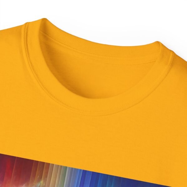 Colorful Rainbow Clouds Unisex Cotton Tee, Vibrant Graphic Tee, Casual Wear, Gift for Friends, Summer Vibes, Festival Shirt - Image 22