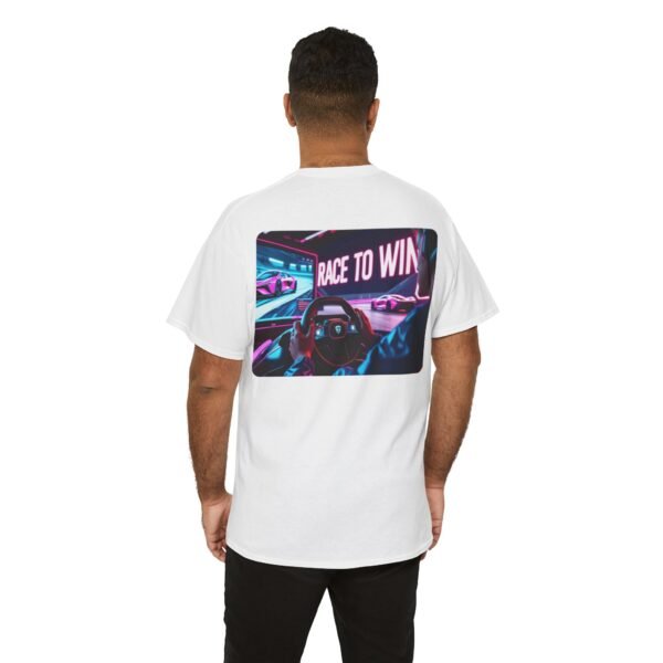Racing SIM Inspired Unisex T-shirt, Race to Win Design - Image 12
