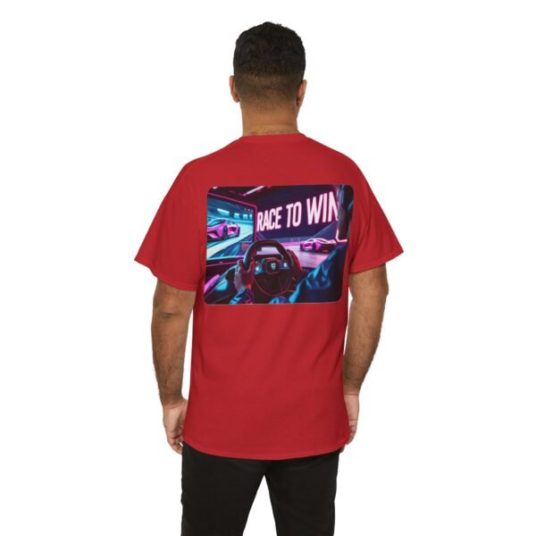 Racing SIM Inspired Unisex T-shirt, Race to Win Design - Image 60