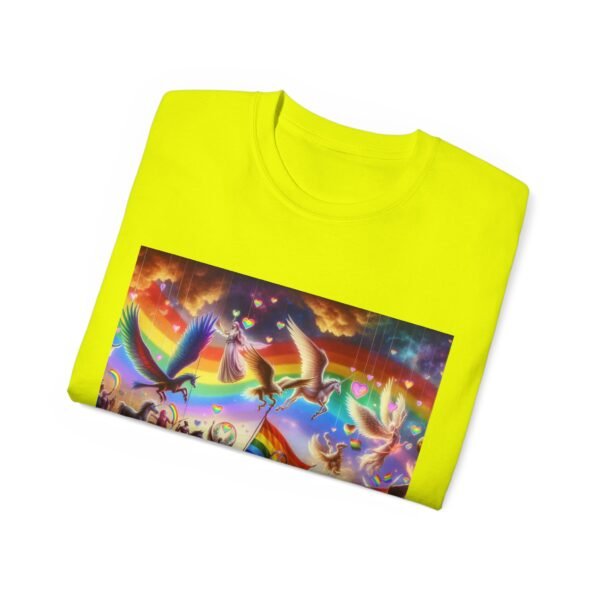 Colorful Rainbow Fantasy Tee, Unisex T-Shirt for Summer, LGBTQ Pride Apparel, Gift for Unicorn Lovers, Festival Fashion - Image 36