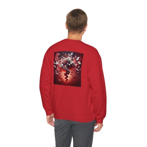 Unisex Crewneck Sweatshirt - Playing Cards - Image 5