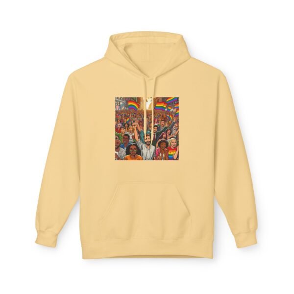 Pride Celebration Hoodie, Unisex Midweight Fleece, LGBTQ+ Apparel, Soft Cozy Sweatshirt, Rainbow Graphic, Equality Gift - Image 17