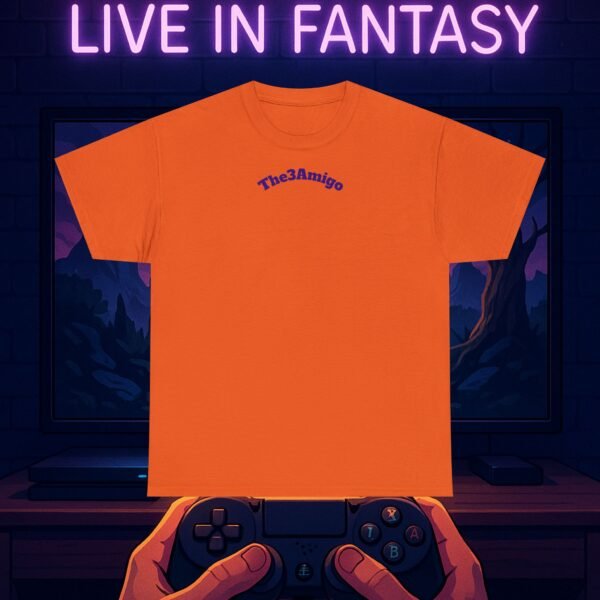 Fantasy Portal Gamer T-shirt - Escape Reality, Live in Fantasy - Image 13